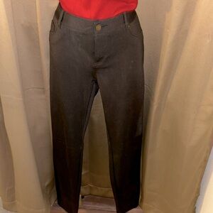 New York & Co size 8 black stretch slim leg pants